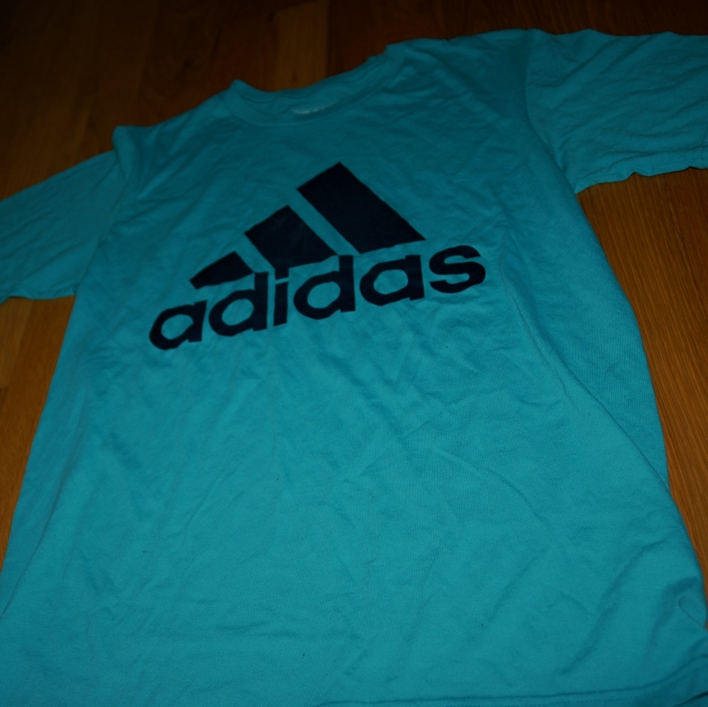Men's (Medium) Teal Adidas shirt - Picture 2 of 4